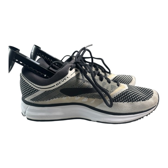 Brooks Revel Running Shoes Black Gray Mens size 8.5 running athletic mens shoes - Picture 4 of 15